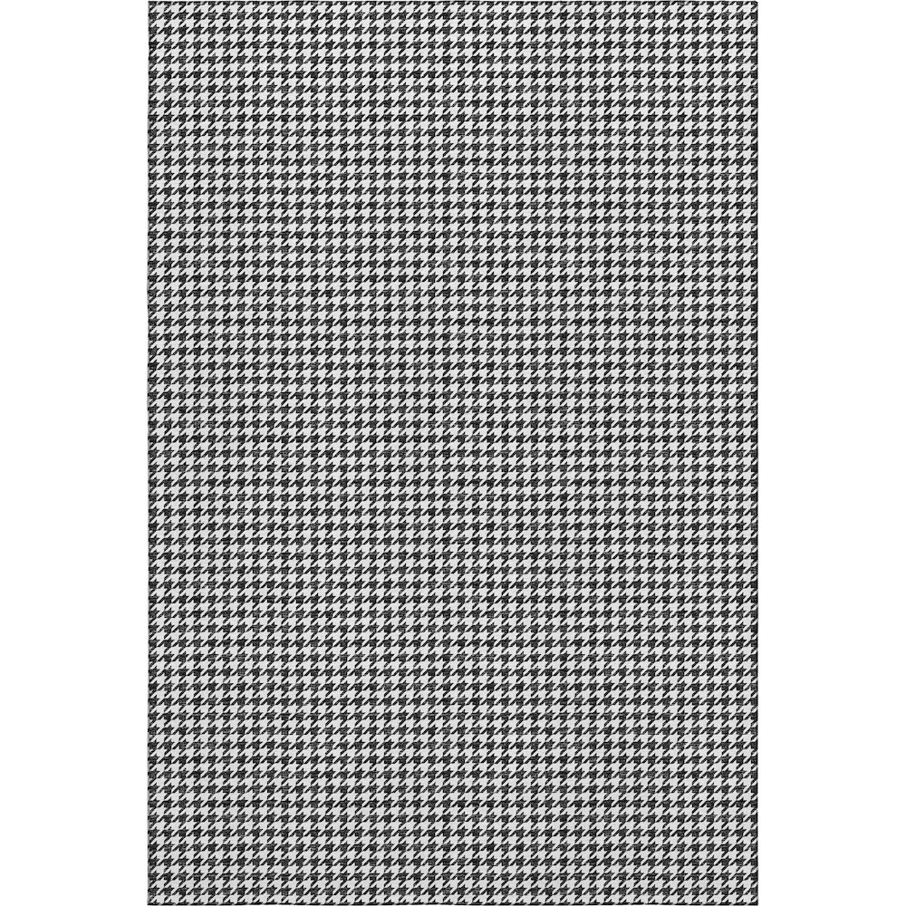Premium Machine Washable Mayfield  Black 5' x 7'6" Rug. Picture 1