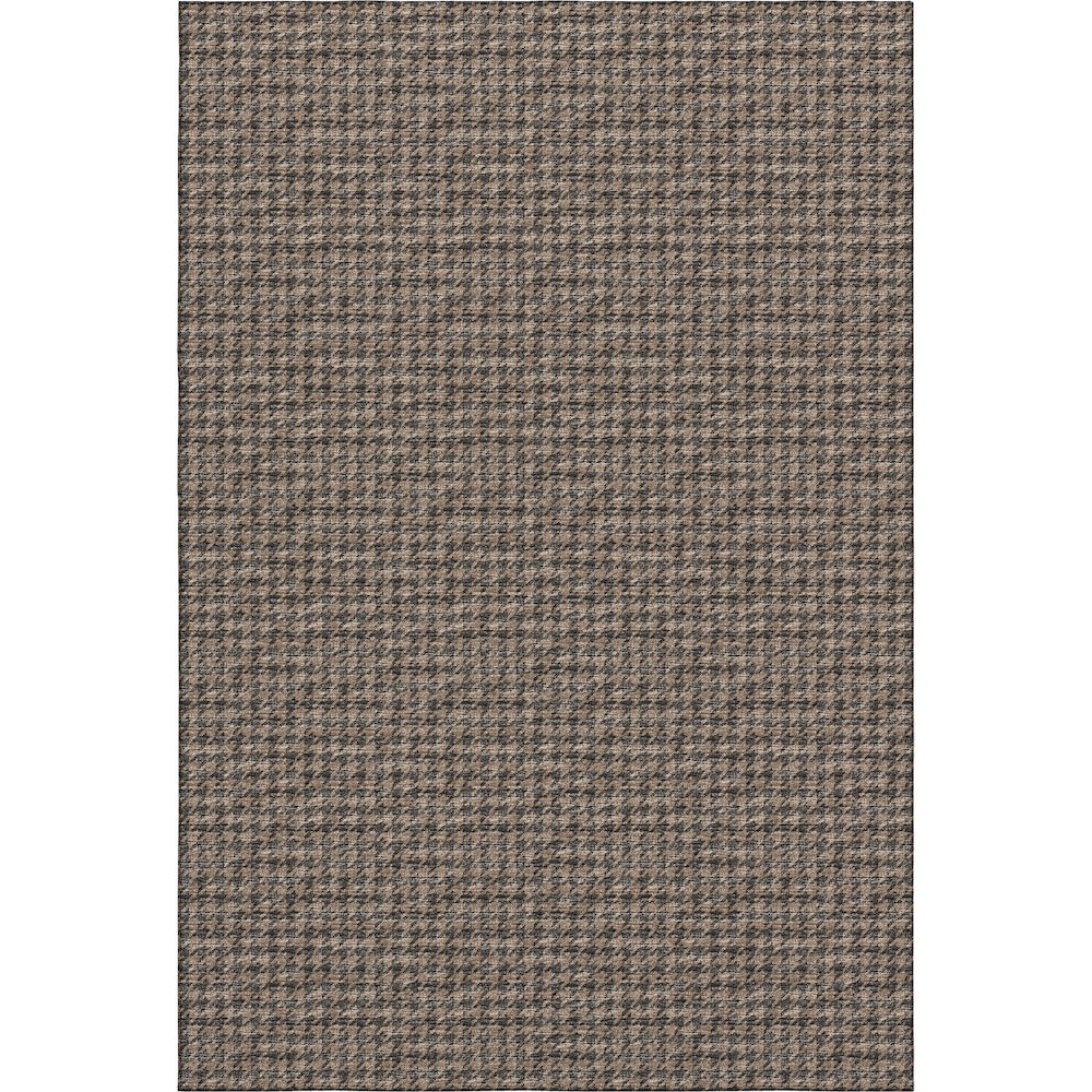 Premium Machine Washable Mayfield  Chocolate 5' x 7'6" Rug. Picture 1