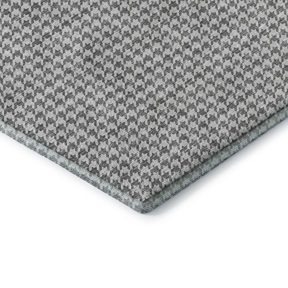 Premium Machine Washable Mayfield  Gray 2'6" x 3'10" Rug. Picture 3