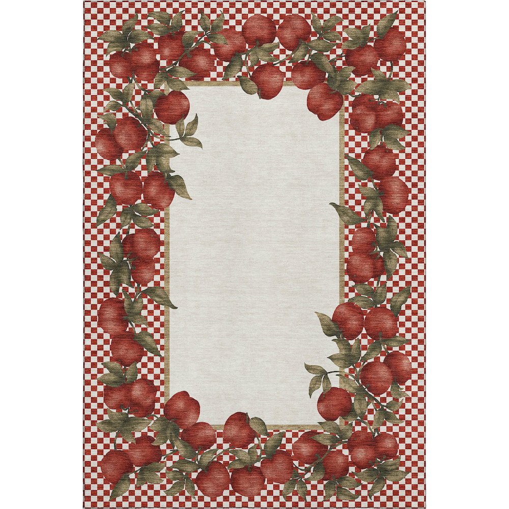 Premium Machine Washable Mayfield  Apple 5' x 7'6" Rug. Picture 1