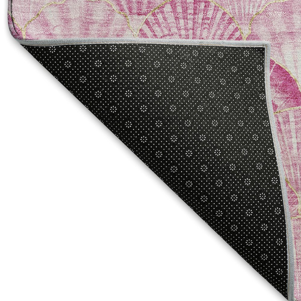 Premium Machine Washable Mayfield  Pink 2'6" x 3'10" Rug. Picture 2