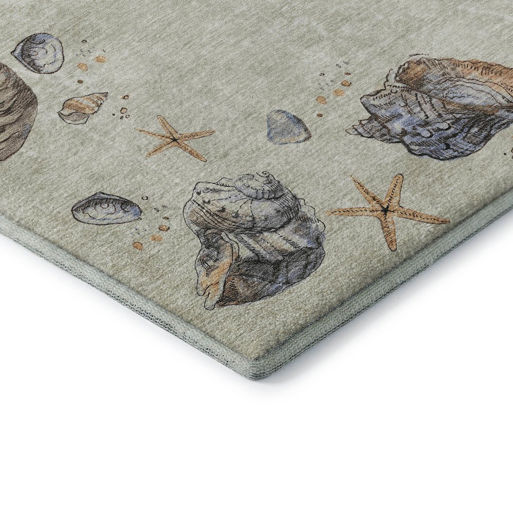 Premium Machine Washable Mayfield  Oyster 2'6" x 3'10" Rug. Picture 3