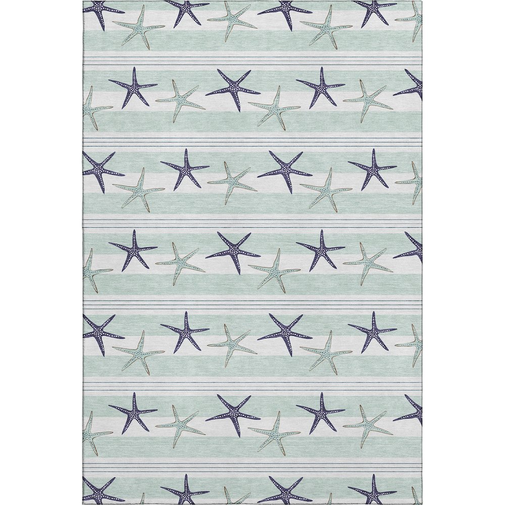 Premium Machine Washable Mayfield  Seaglass 5' x 7'6" Rug. Picture 1