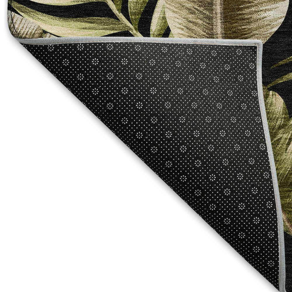 Premium Machine Washable Mayfield  Midnight 2'6" x 3'10" Rug. Picture 2