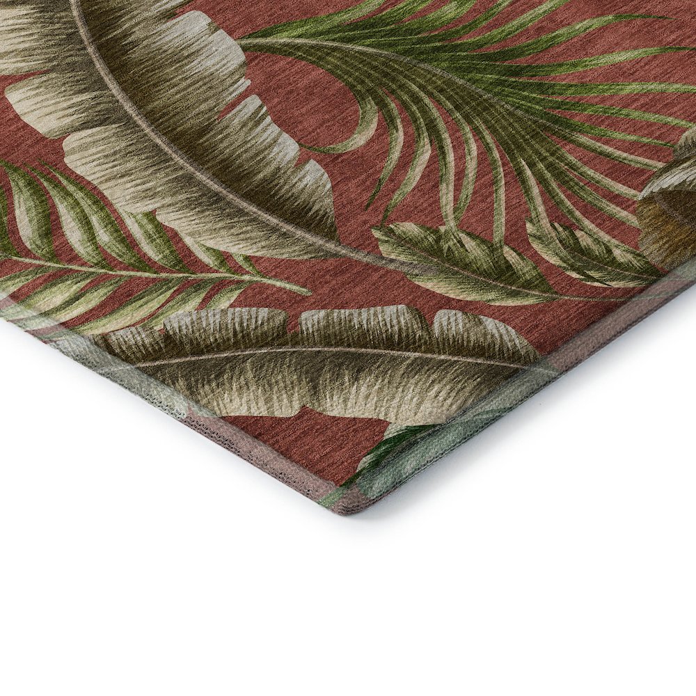 Premium Machine Washable Mayfield  Spice 2'6" x 3'10" Rug. Picture 3