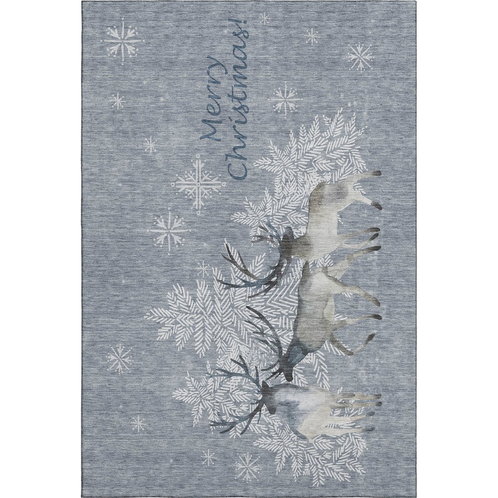 Premium Machine Washable Mayfield  Ash 5' x 7'6" Rug. Picture 1