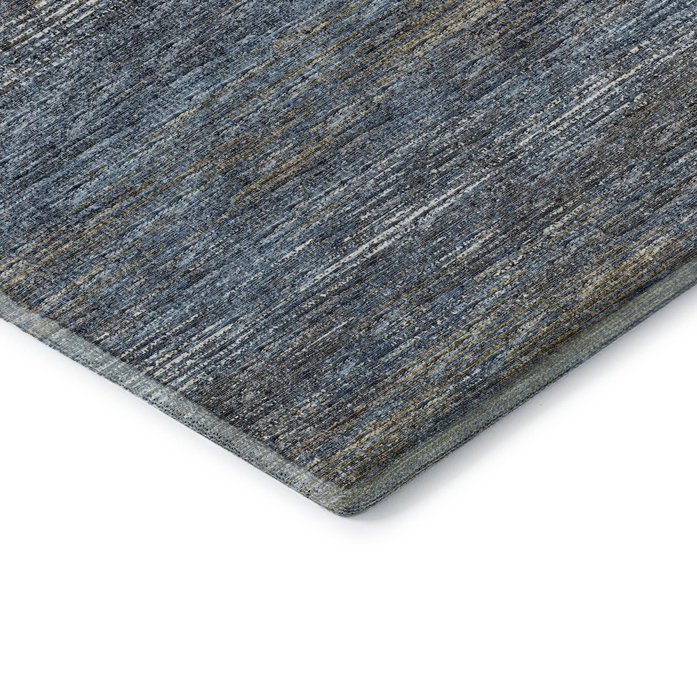 Premium Machine Washable Mayfield  Blue 2'6" x 3'10" Rug. Picture 3