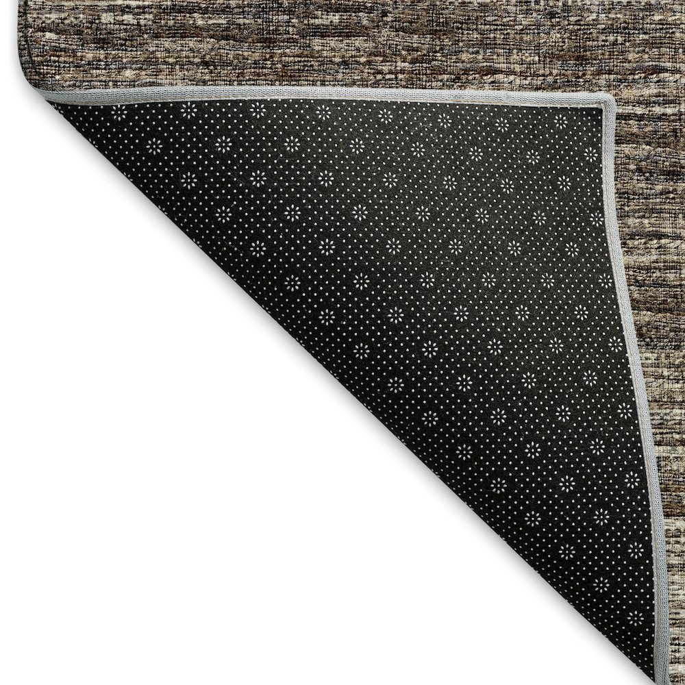 Premium Machine Washable Mayfield  Brown 2'6" x 3'10" Rug. Picture 2