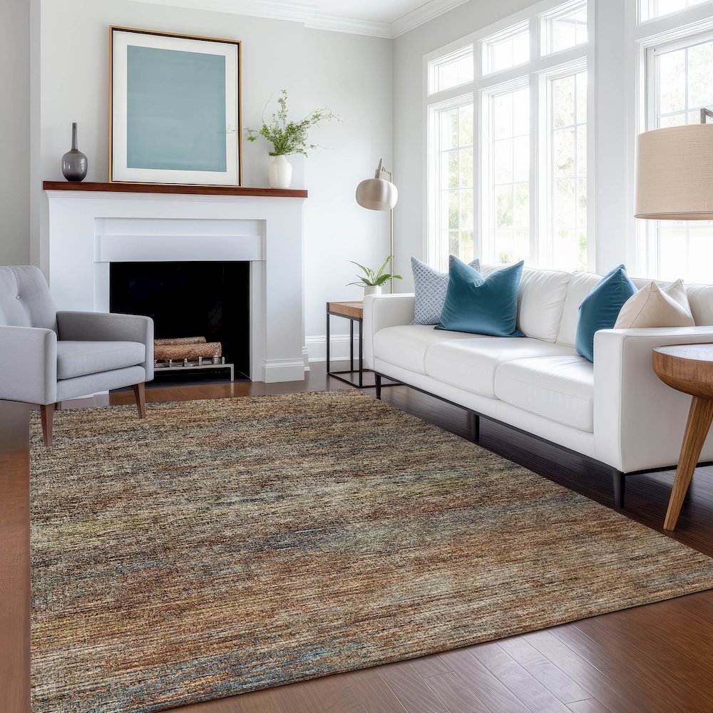 Premium Machine Washable Mayfield  Canyon 5' x 7'6" Rug. Picture 5