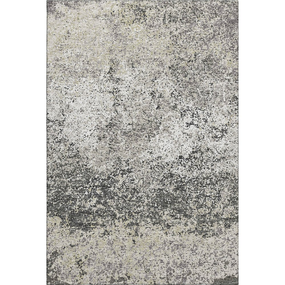 Premium Machine Washable Mayfield  Gray 5' x 7'6" Rug. Picture 1