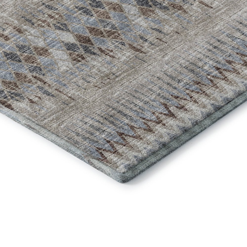 Premium Machine Washable Mayfield  Blue 2'6" x 3'10" Rug. Picture 3