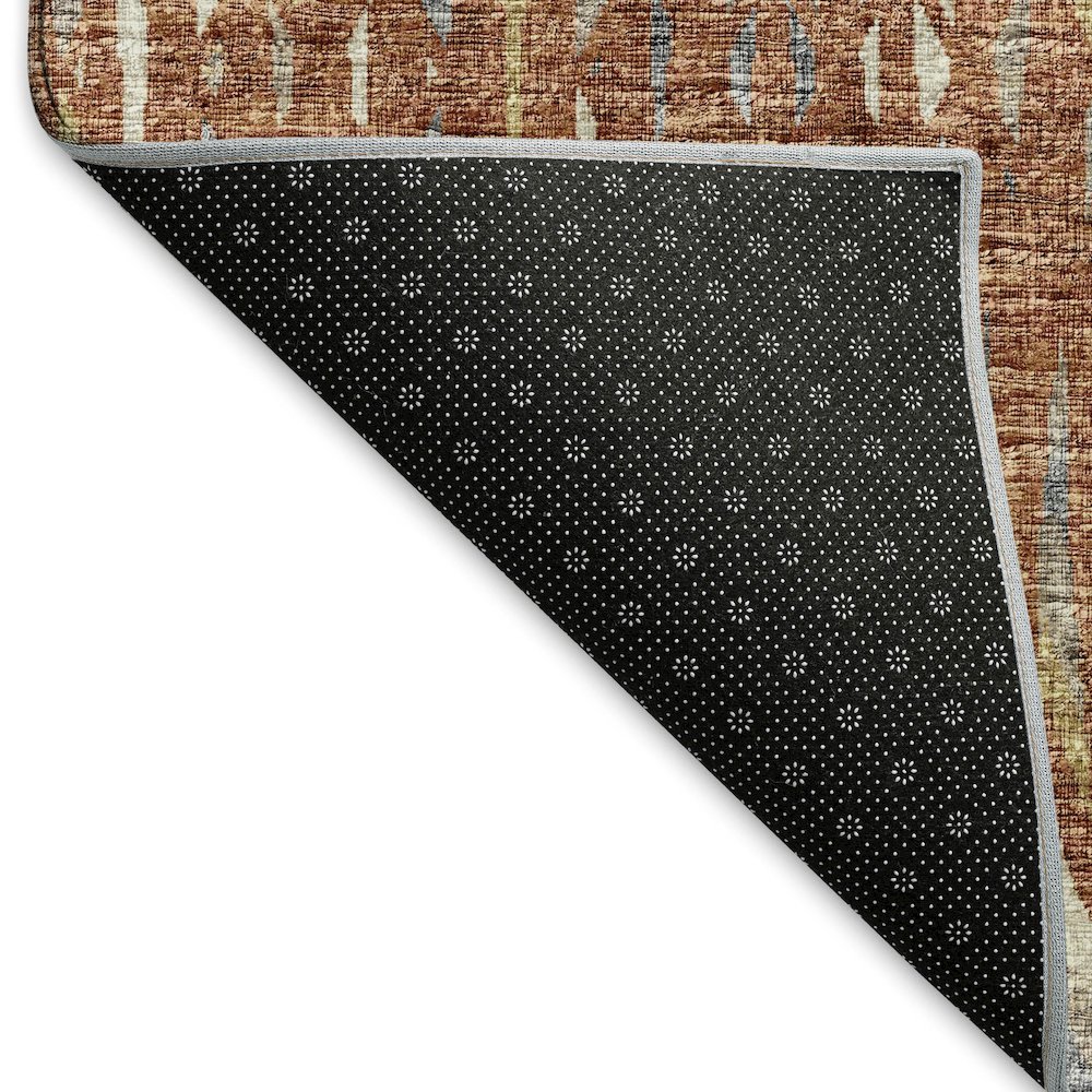 Premium Machine Washable Mayfield  Spice 2'6" x 3'10" Rug. Picture 2