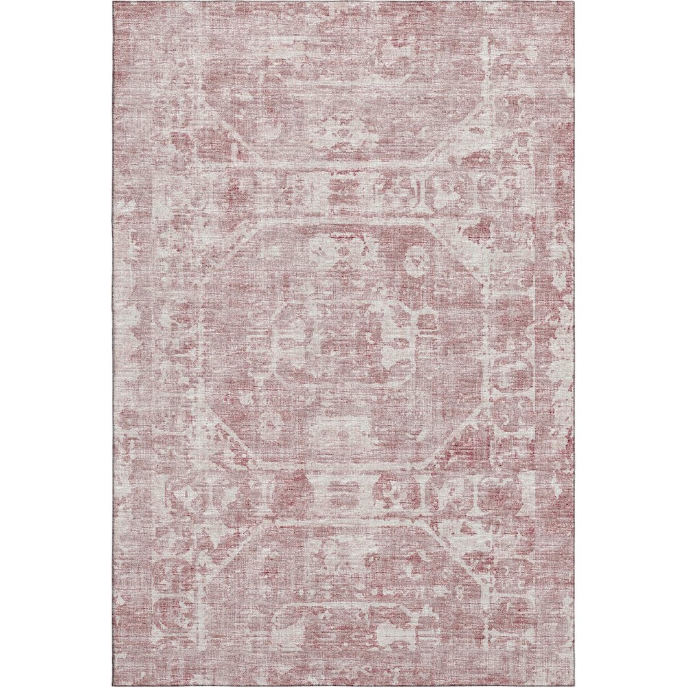 Premium Machine Washable Mayfield  Pink 5' x 7'6" Rug. Picture 1