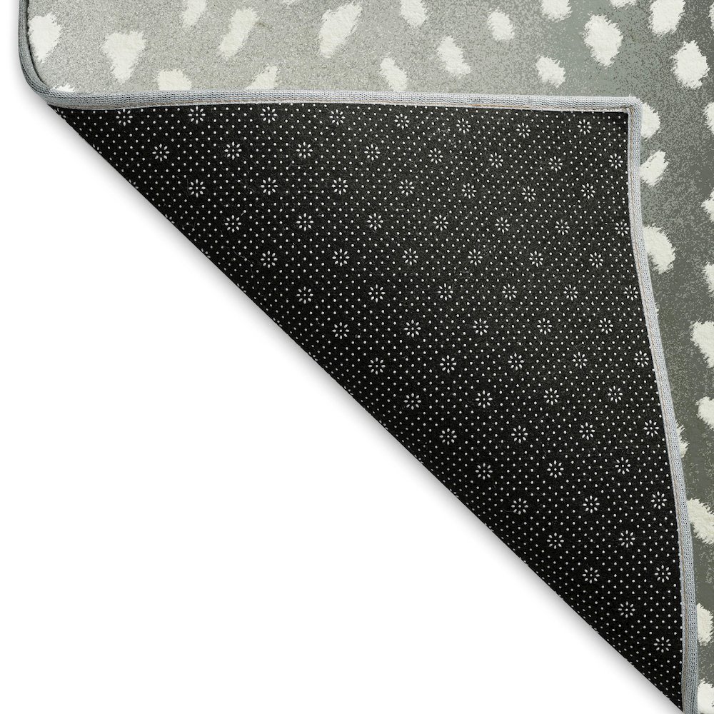 Premium Machine Washable Mayfield  Gray 2'6" x 3'10" Rug. Picture 2