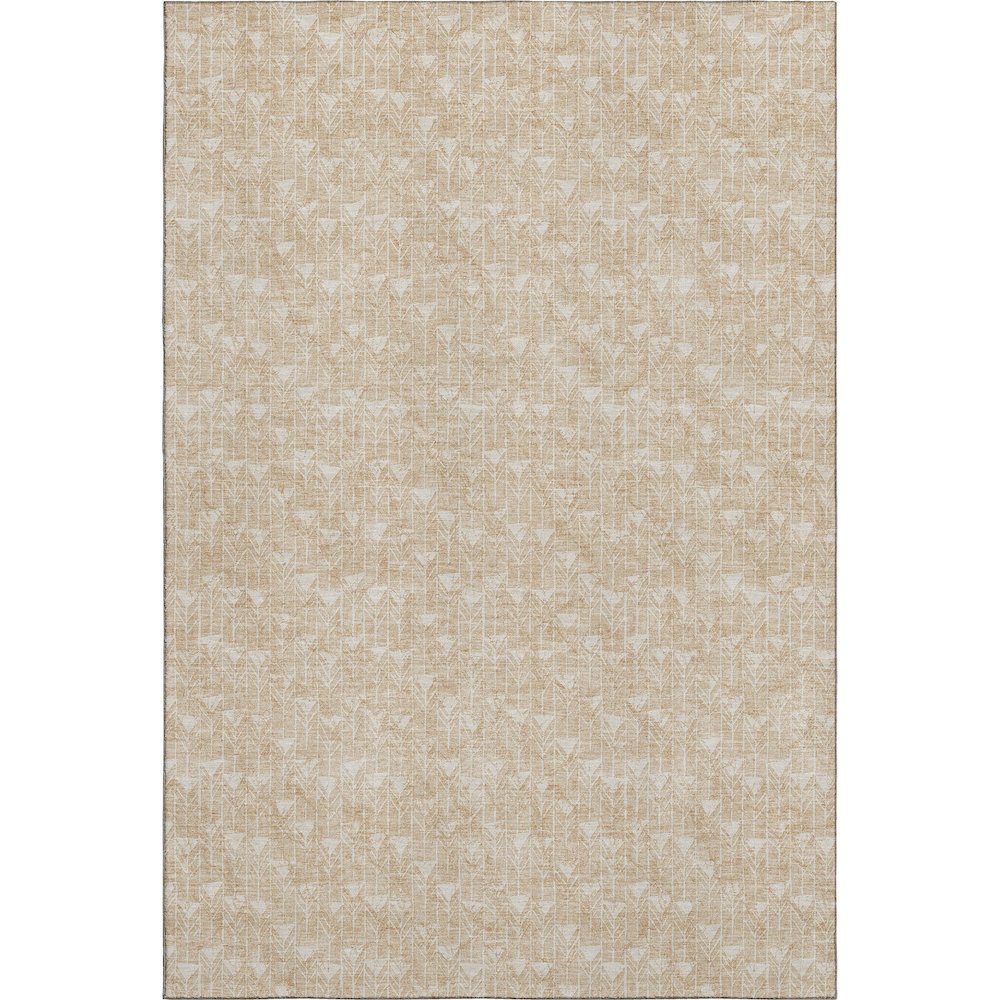 Premium Machine Washable Mayfield  Beige 5' x 7'6" Rug. Picture 1