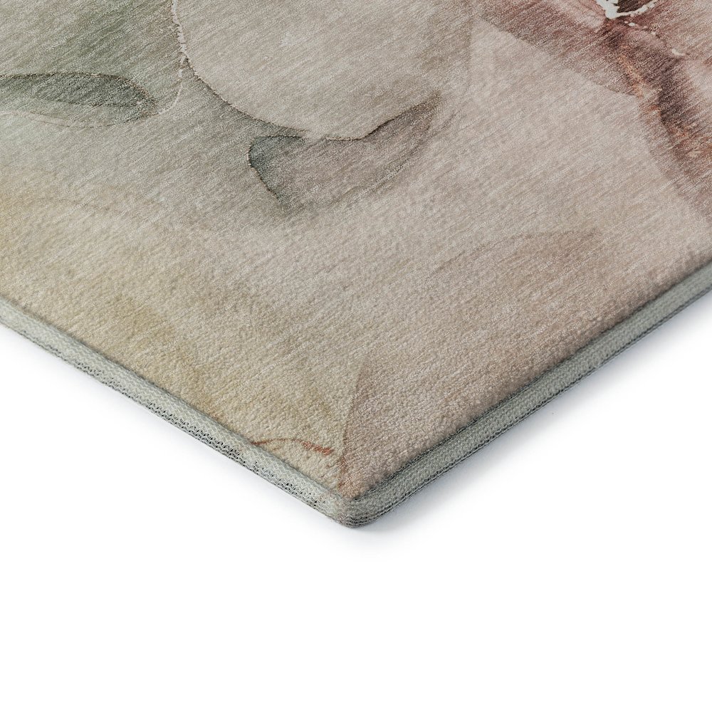 Premium Machine Washable Mayfield  Teal 2'6" x 3'10" Rug. Picture 3