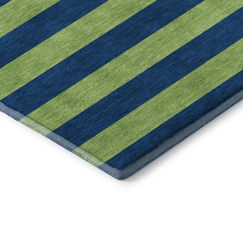 Premium Machine Washable Mayfield  Navy 2'6" x 3'10" Rug. Picture 3