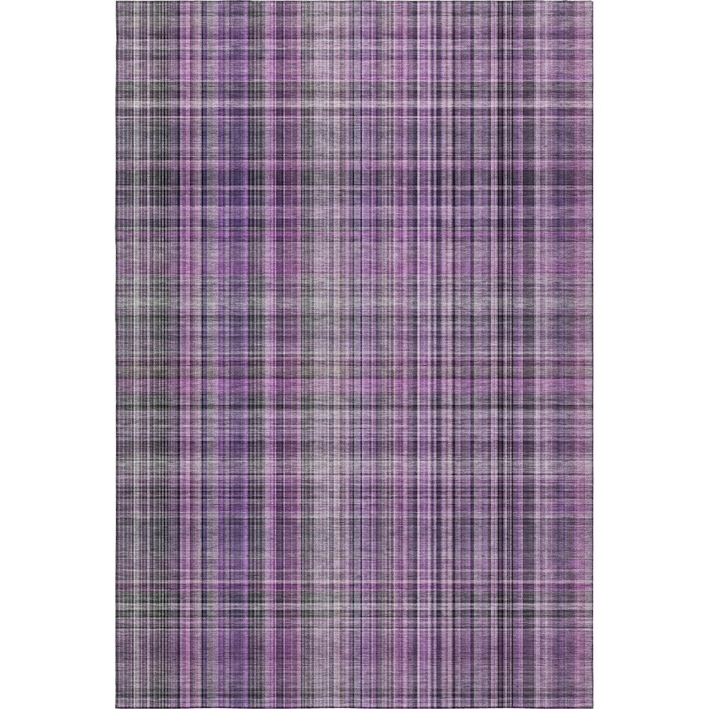 Premium Machine Washable Mayfield  Purple 5' x 7'6" Rug. Picture 1