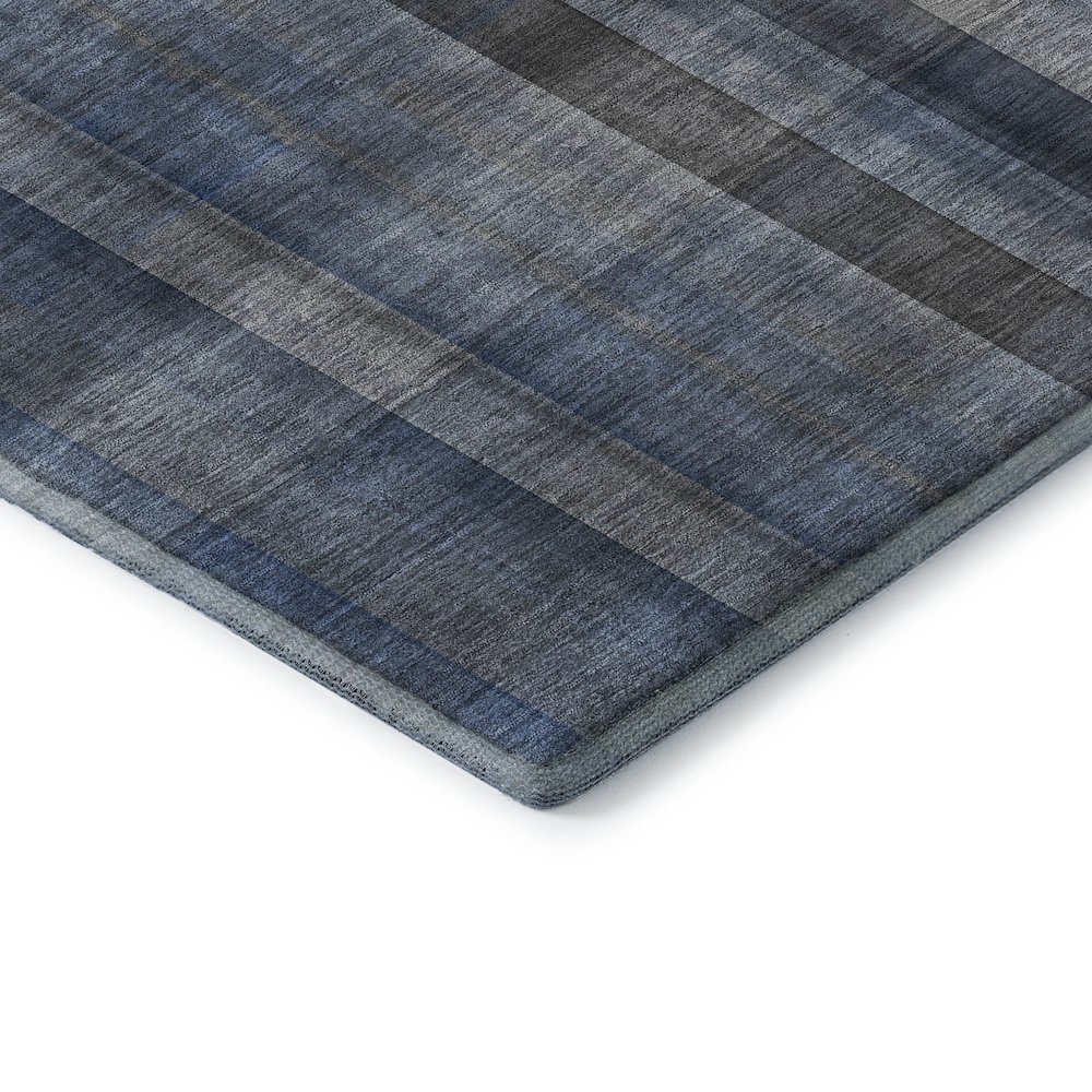 Premium Machine Washable Mayfield  Blue 2'6" x 3'10" Rug. Picture 3