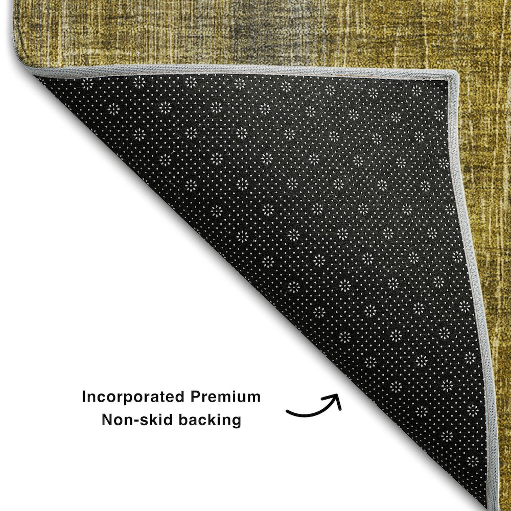 Premium Machine Washable Mayfield  Chocolate 2'6" x 3'10" Rug. Picture 2