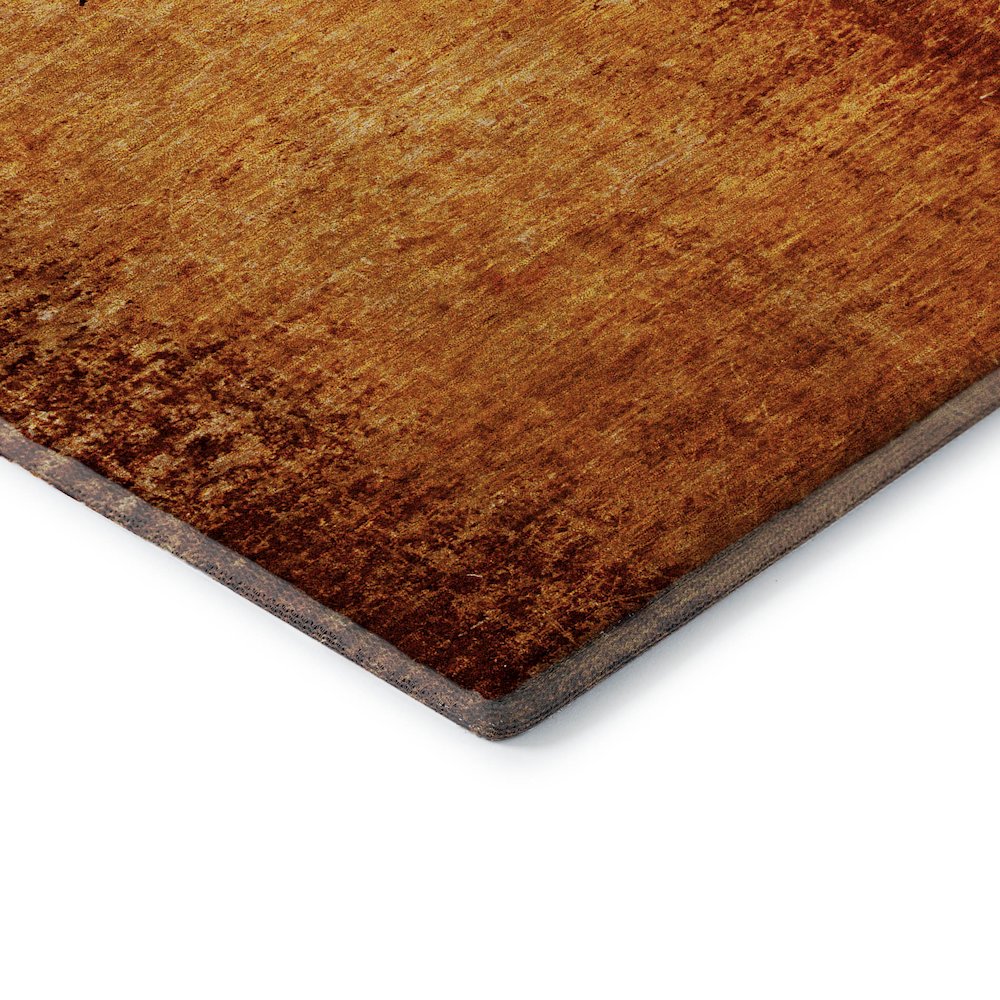 Premium Machine Washable Mayfield  Paprika 2'6" x 3'10" Rug. Picture 3