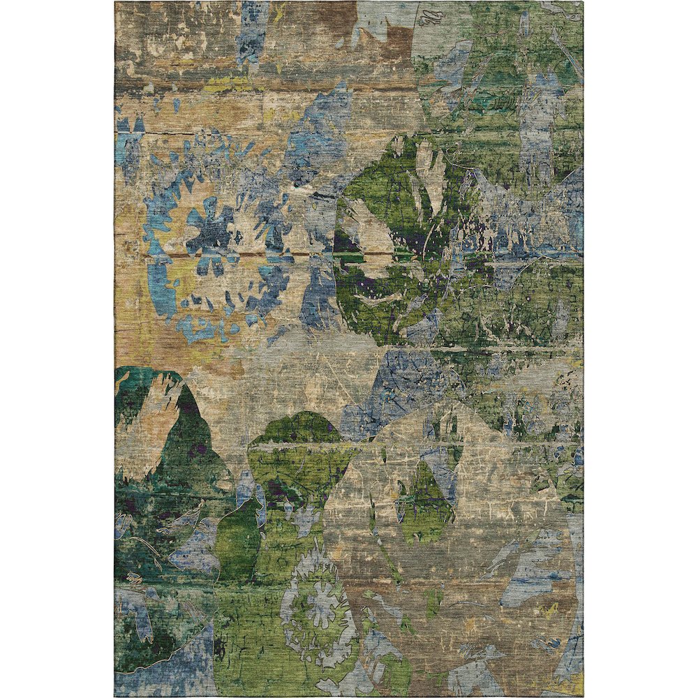 Premium Machine Washable Mayfield  Taupe 5' x 7'6" Rug. Picture 1