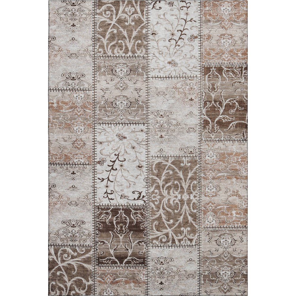 Premium Machine Washable Mayfield  Beige 5' x 7'6" Rug. Picture 1