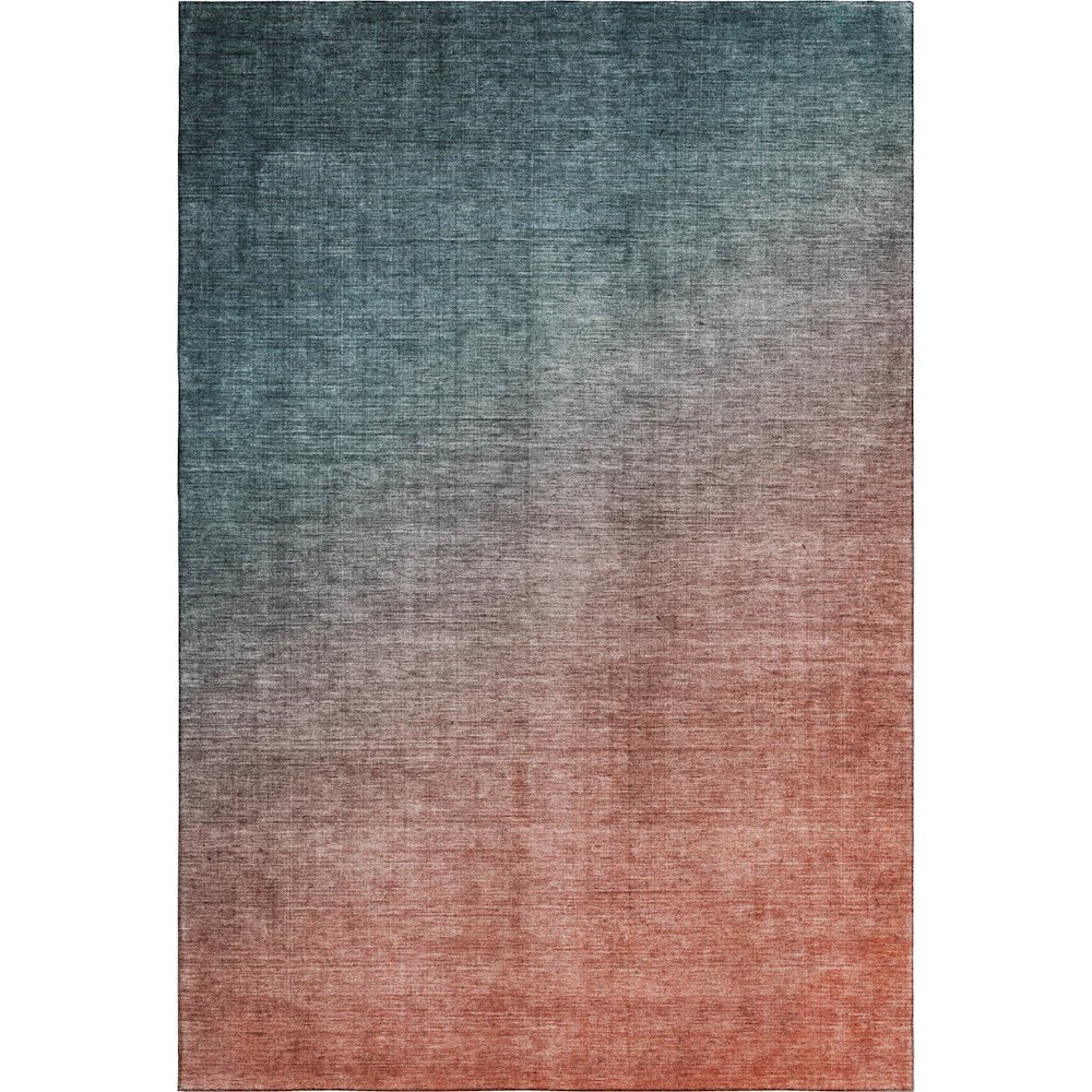 Premium Machine Washable Mayfield  Teal 5' x 7'6" Rug. Picture 1