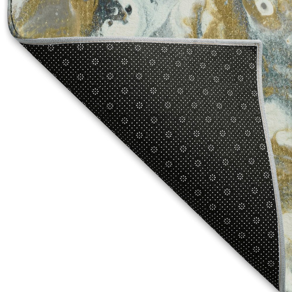 Premium Machine Washable Mayfield  Smoke 2'6" x 3'10" Rug. Picture 2