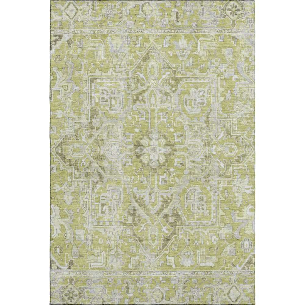 Premium Machine Washable Mayfield  Aloe 5' x 7'6" Rug. Picture 1
