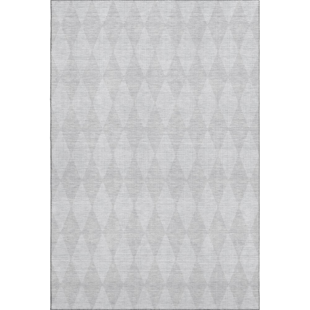 Premium Machine Washable Mayfield  Pewter 5' x 7'6" Rug. Picture 1