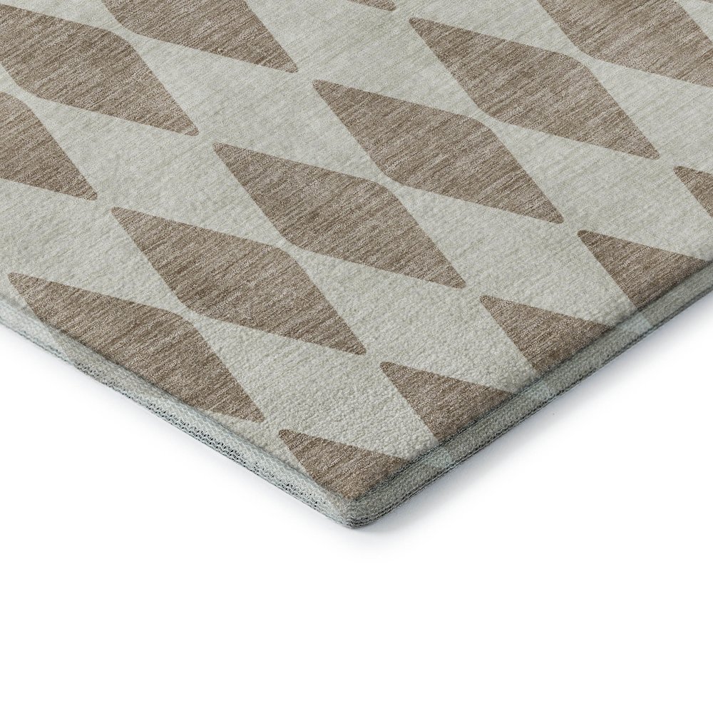 Premium Machine Washable Mayfield  Taupe 2'6" x 3'10" Rug. Picture 3