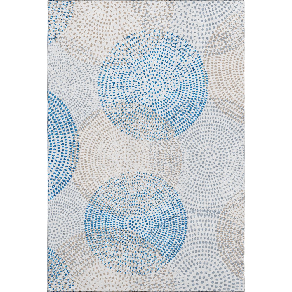 Premium Machine Washable Mayfield  Ivory 5' x 7'6" Rug. Picture 1