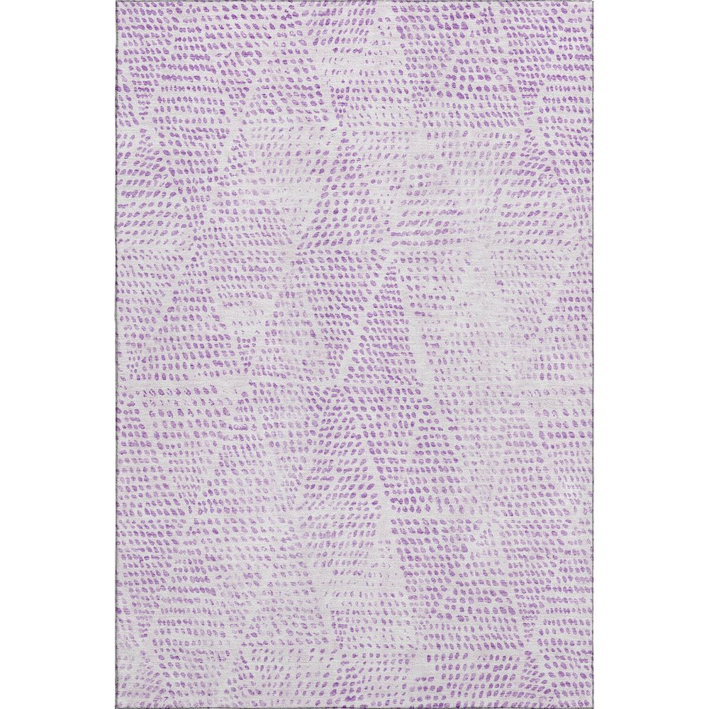 Premium Machine Washable Mayfield  Purple 5' x 7'6" Rug. Picture 1