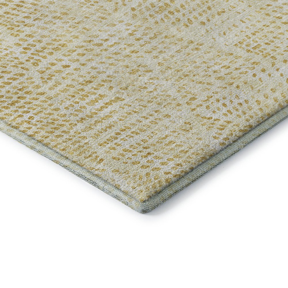 Premium Machine Washable Mayfield  Wheat 2'6" x 3'10" Rug. Picture 3