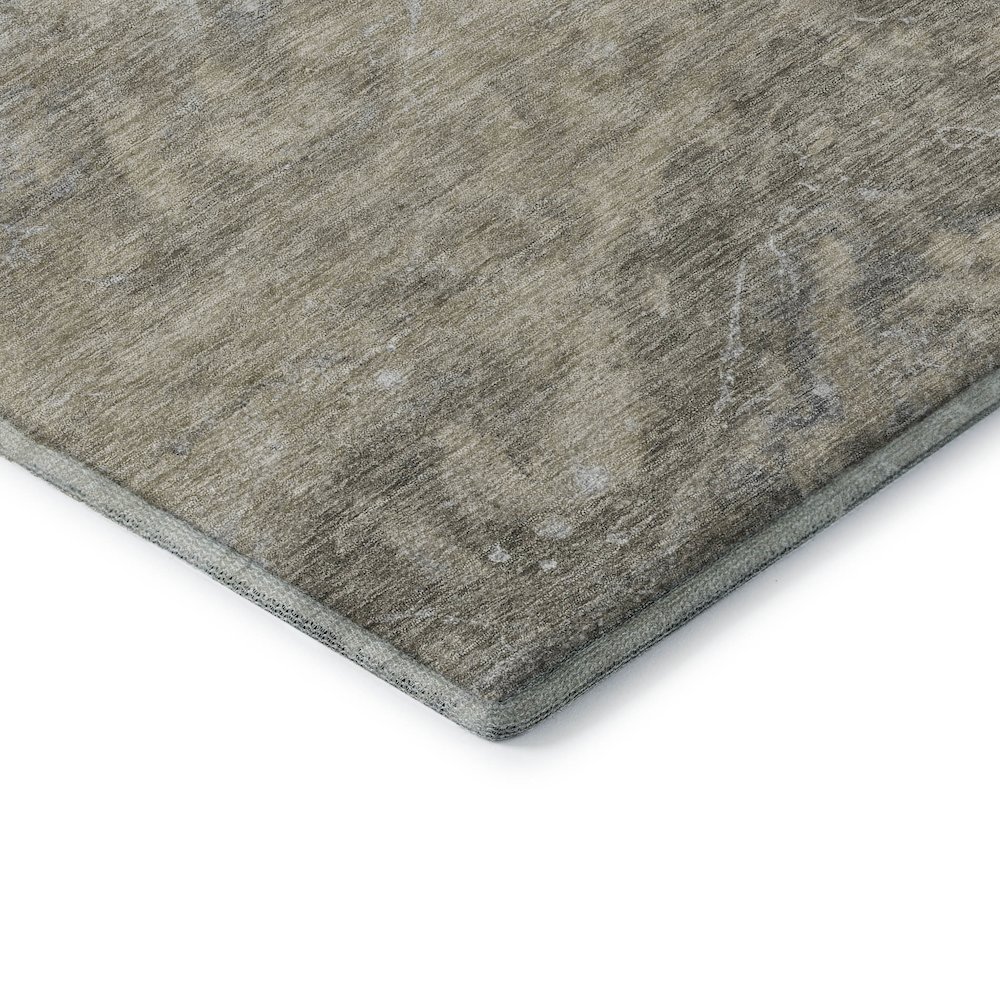 Premium Machine Washable Mayfield  Taupe 2'6" x 3'10" Rug. Picture 3
