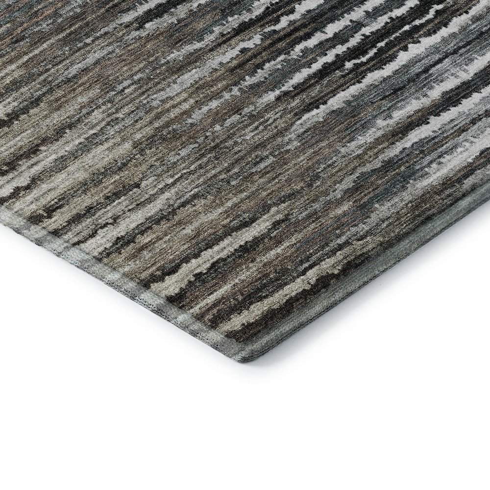 Premium Machine Washable Mayfield  Brown 2'6" x 3'10" Rug. Picture 3
