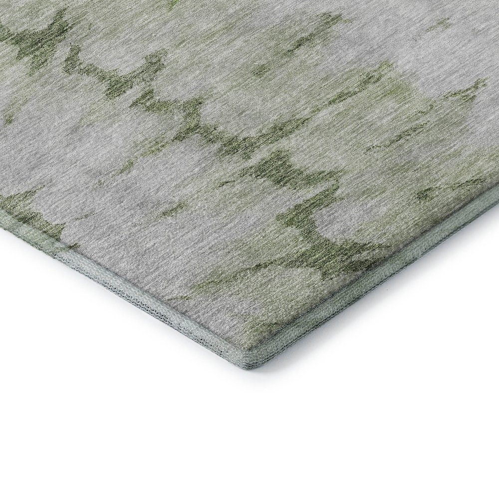 Premium Machine Washable Mayfield  Aloe 2'6" x 3'10" Rug. Picture 3