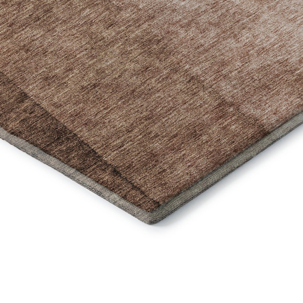 Premium Machine Washable Mayfield  Brown 2'6" x 3'10" Rug. Picture 3