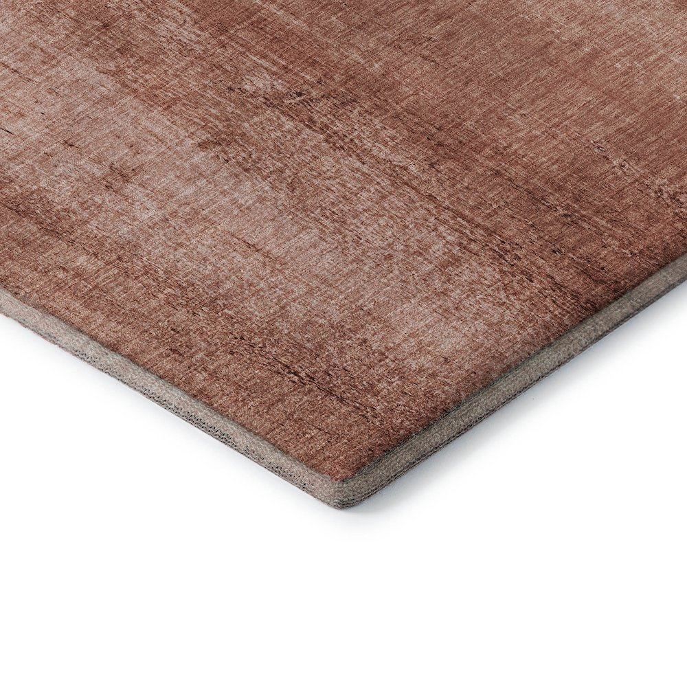 Premium Machine Washable Mayfield  Terracotta 2'6" x 3'10" Rug. Picture 3