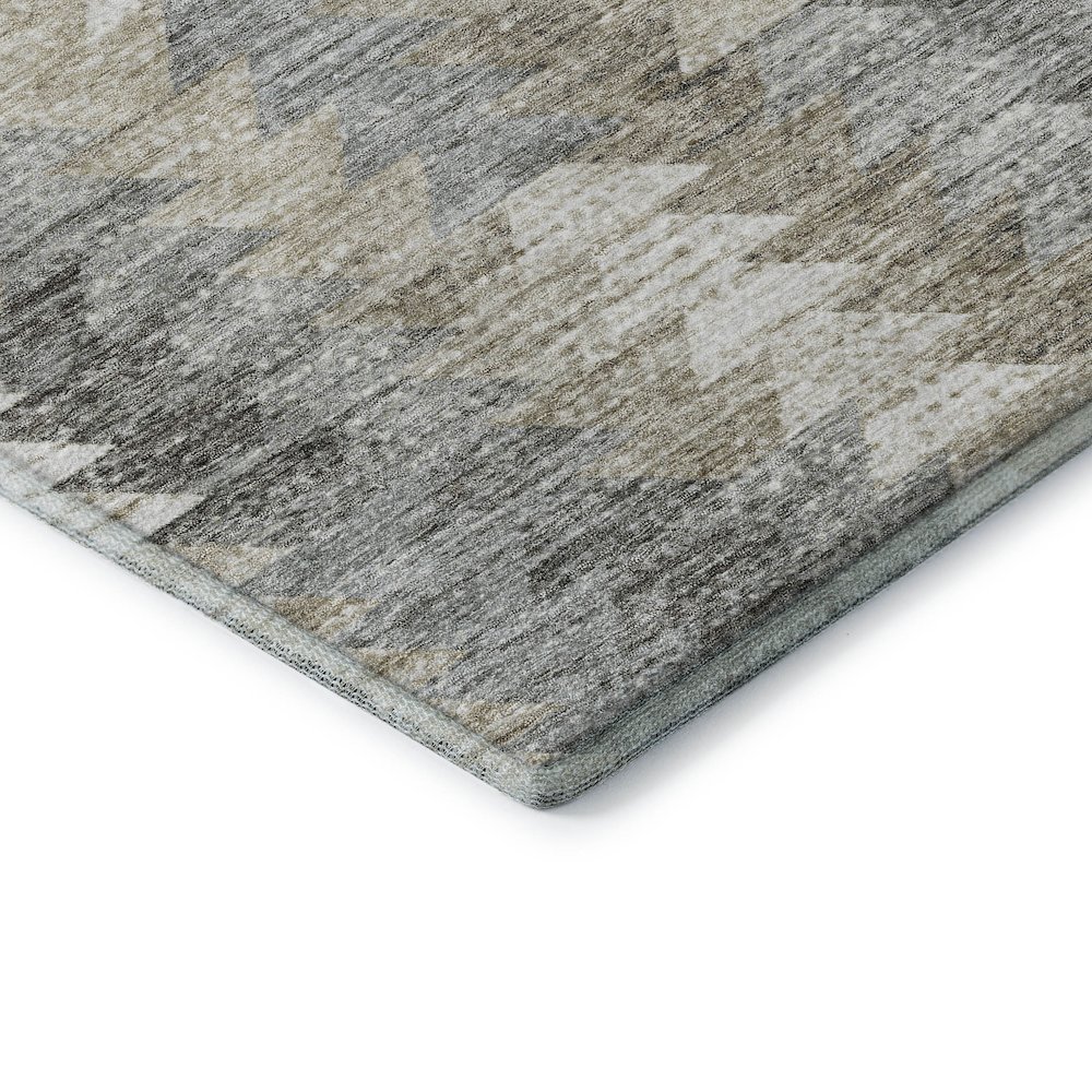 Premium Machine Washable Mayfield  Taupe 2'6" x 3'10" Rug. Picture 3