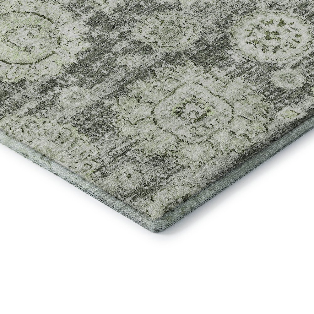 Premium Machine Washable Mayfield  Aloe 2'6" x 3'10" Rug. Picture 3