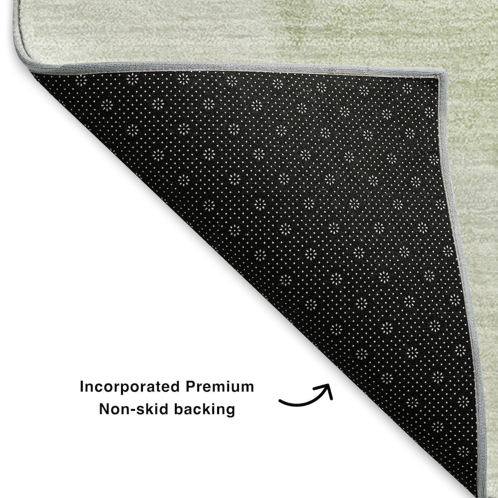 Premium Machine Washable Mayfield  Aloe 2'6" x 3'10" Rug. Picture 2