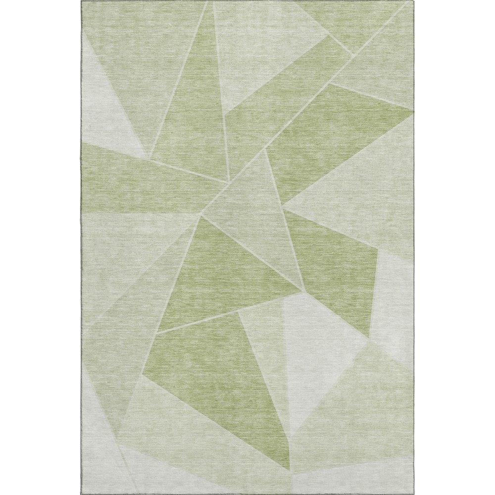 Premium Machine Washable Mayfield  Aloe 5' x 7'6" Rug. Picture 1