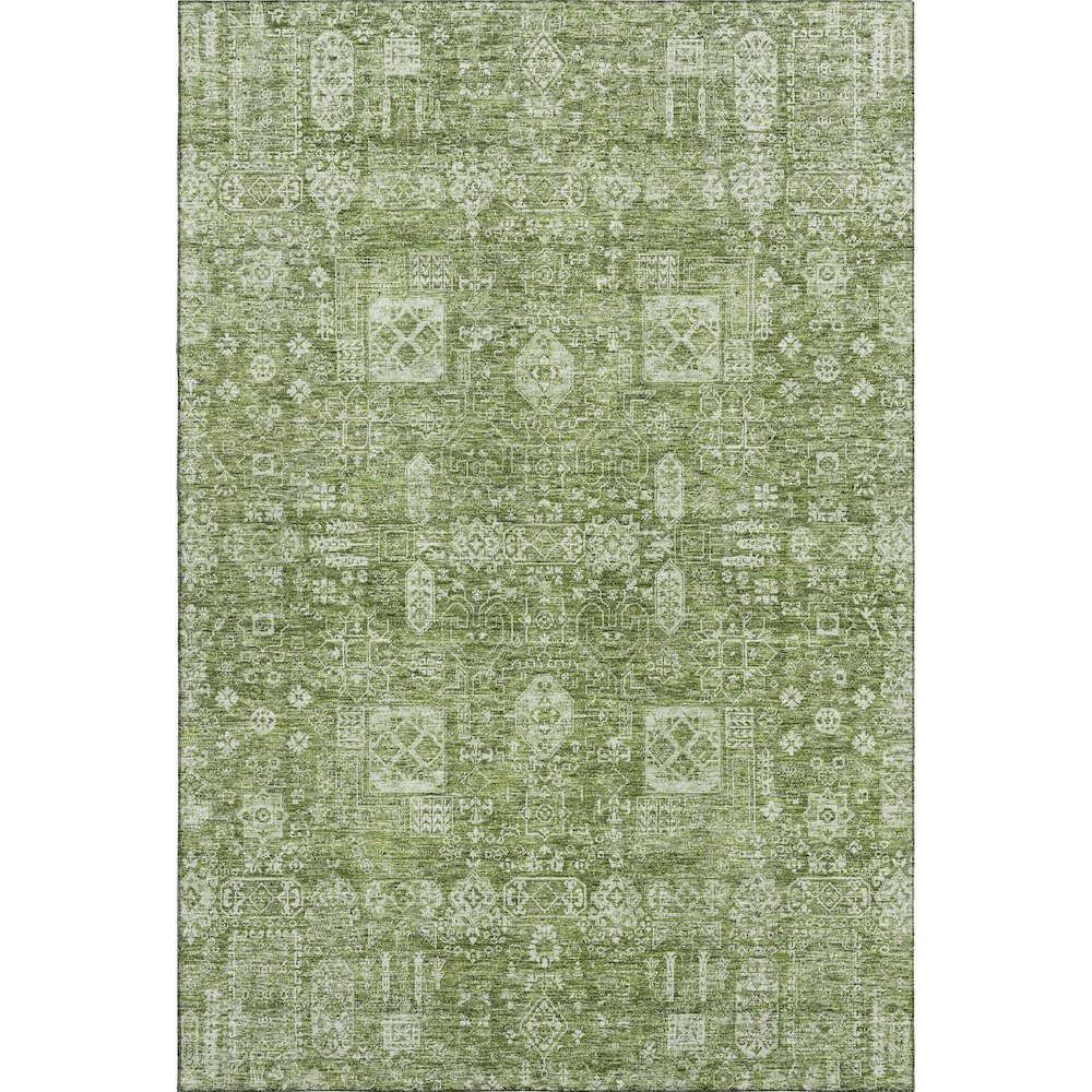 Premium Machine Washable Mayfield  Aloe 5' x 7'6" Rug. Picture 1