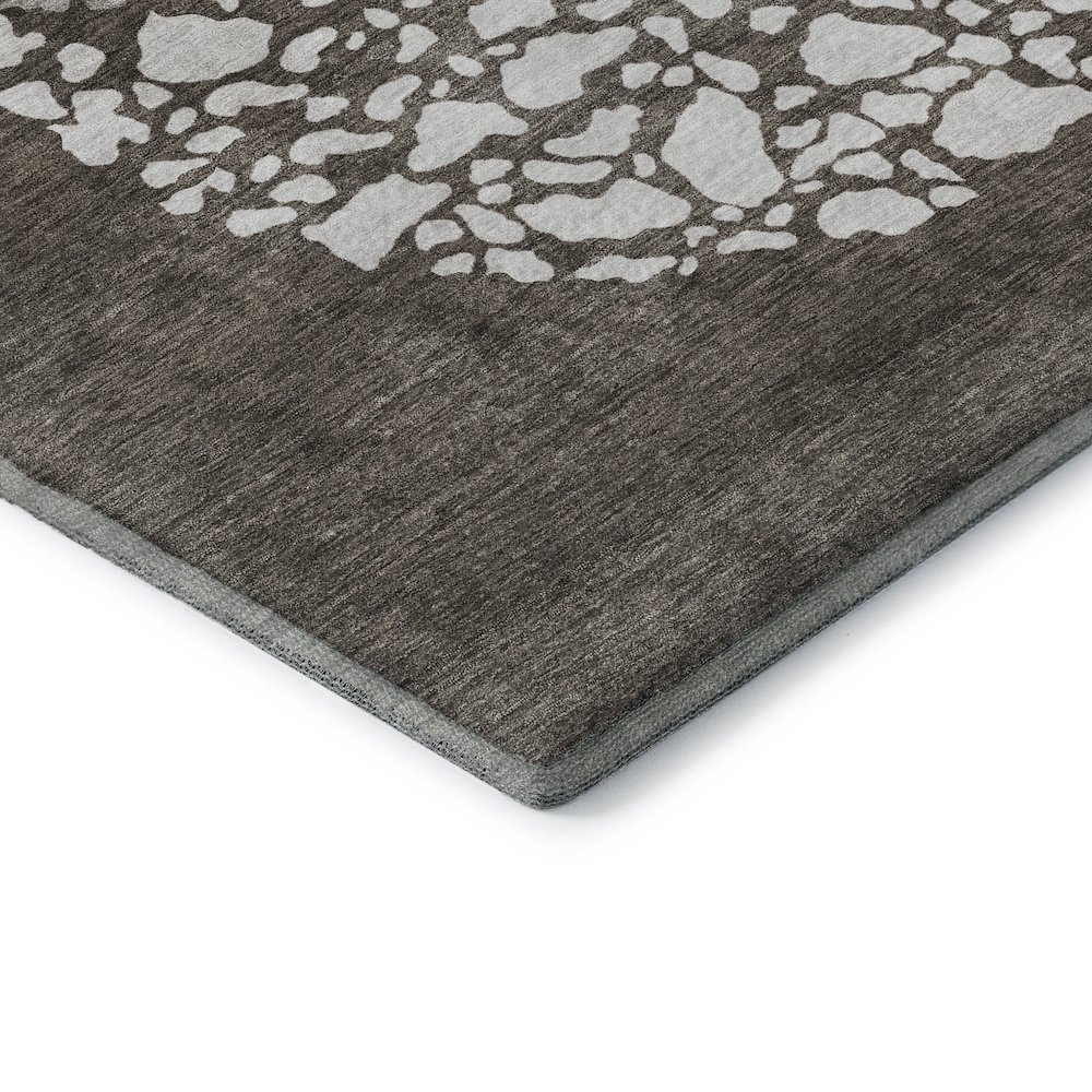 Premium Machine Washable Mayfield  Taupe 2'6" x 3'10" Rug. Picture 3