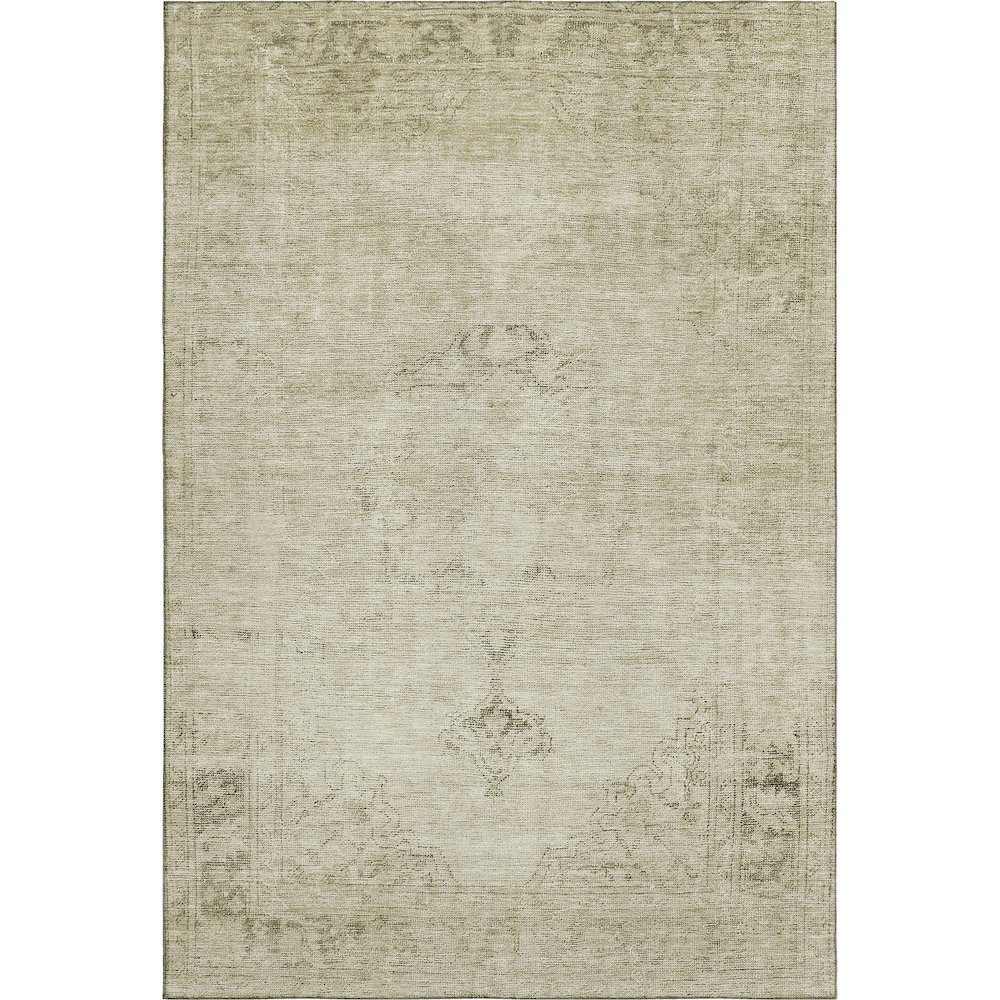 Premium Machine Washable Mayfield AMF658 Beige 5' x 7'6" Rug. Picture 1