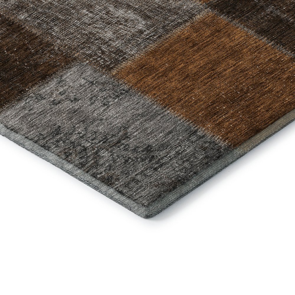 Premium Machine Washable Mayfield AMF663 Paprika 2'6" x 3'10" Rug. Picture 3