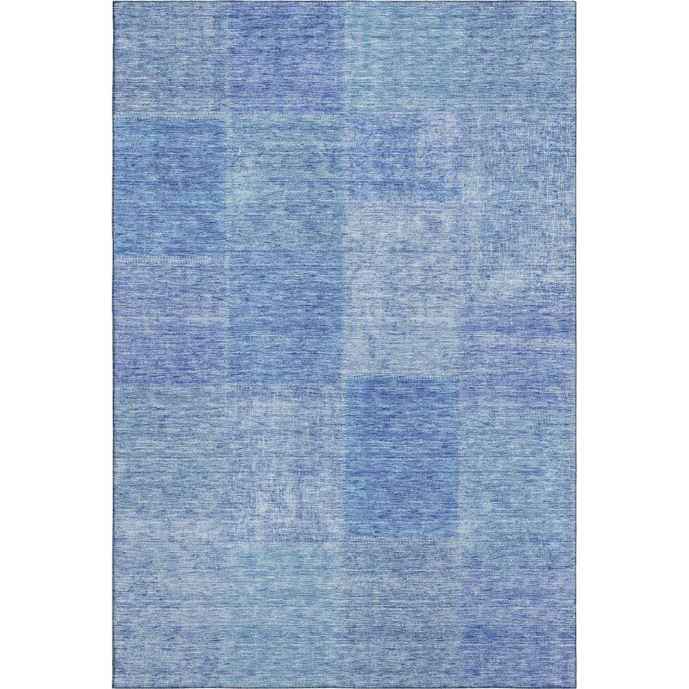 Premium Machine Washable Mayfield AMF664 Denim 5' x 7'6" Rug. Picture 1