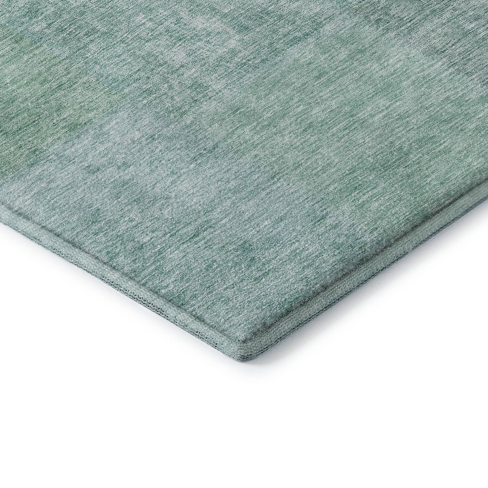 Premium Machine Washable Mayfield AMF664 Teal 2'6" x 3'10" Rug. Picture 3